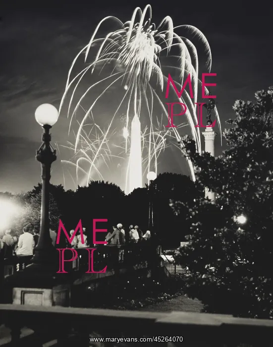  : Fireworks over the Washington Monument, 1934
