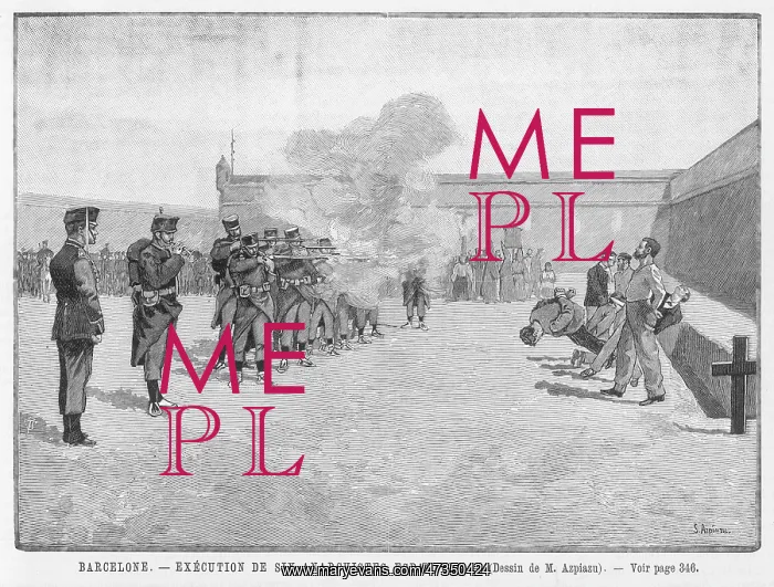 : FIRING SQUAD / SPAIN / C19TH : FIRING SQUAD / SPAIN / C19TH