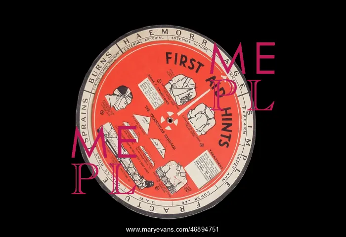 : First Aid hints wheel : First Aid hints wheel
