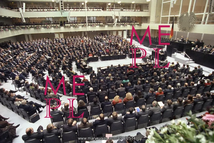 : First All-German Bundestag 1990 : First All-German Bundestag 1990