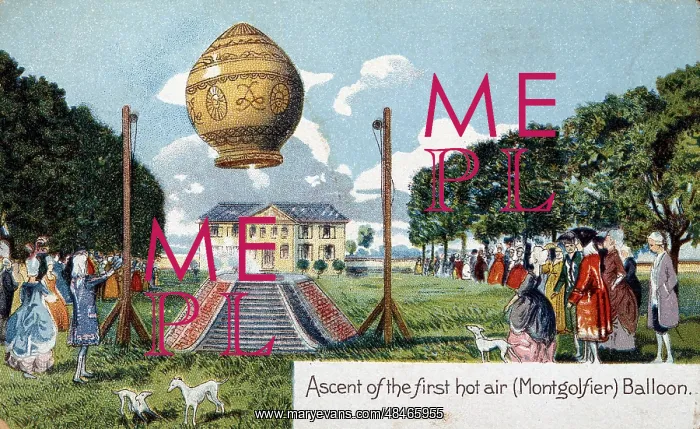 : First ascent of Mongolfier hot air balloon, 21 : First ascent of Mongolfier hot air balloon, 21