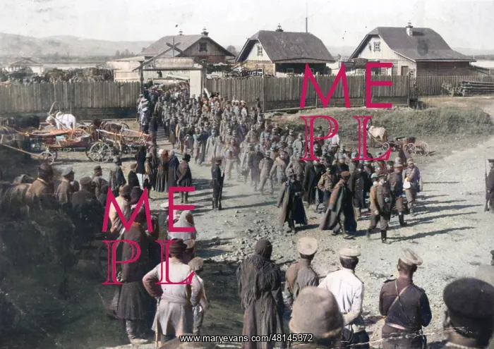 : First Austrian POWs at Ust-Kamenogorsk, WW1 : First Austrian POWs at Ust-Kamenogorsk, WW1