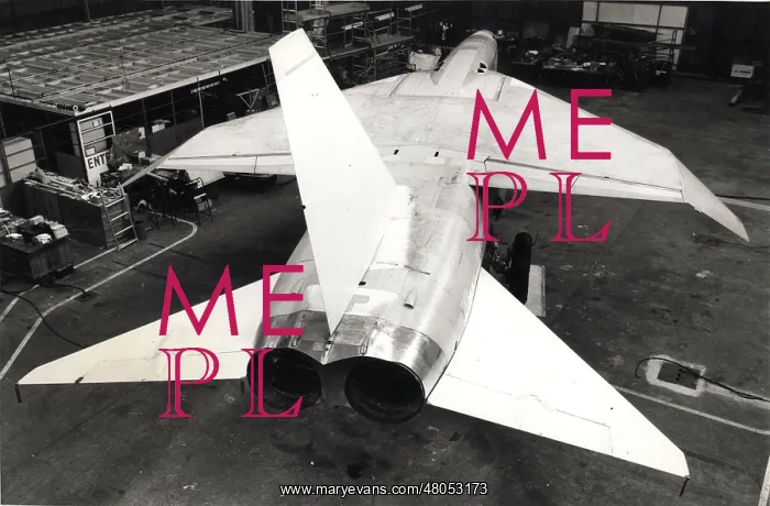 : The first BAC TSR-2 in final assembly at Weybridge : The first BAC TSR-2 in final assembly at Weybridge