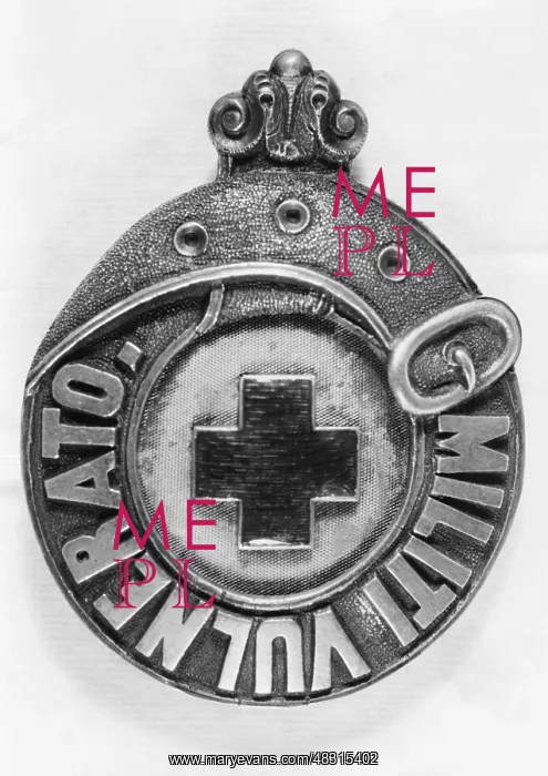 : The first badges of the Red Cross, 1866 : The first badges of the Red Cross, 1866