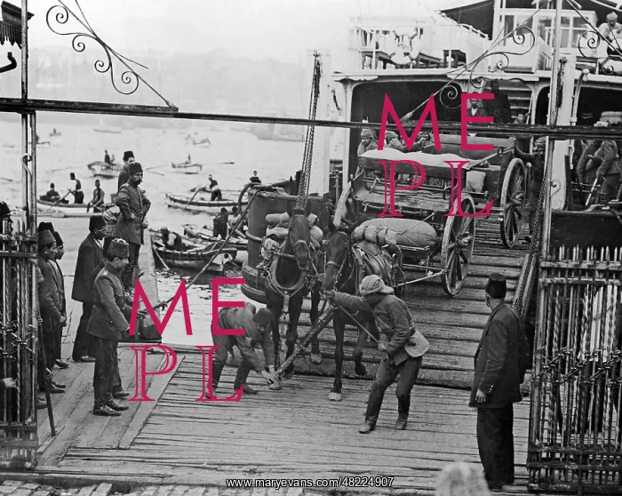 : First Balkan War: turkish troops in Constantinople, 1912 : First Balkan War: turkish troops in Constantinople, 1912
