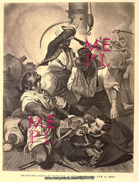 : First Barbary War 1801-1805. Stephen Decatur's ? : First Barbary War 1801-1805. Stephen Decatur's ?