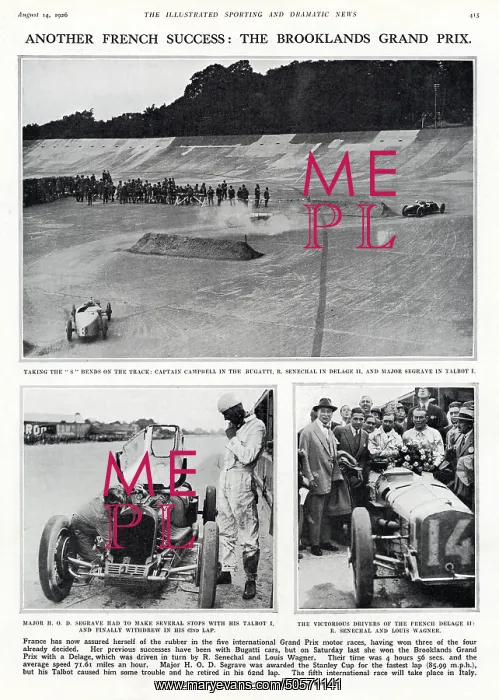 : First British Grand Prix at Brooklands 1926 : First British Grand Prix at Brooklands 1926