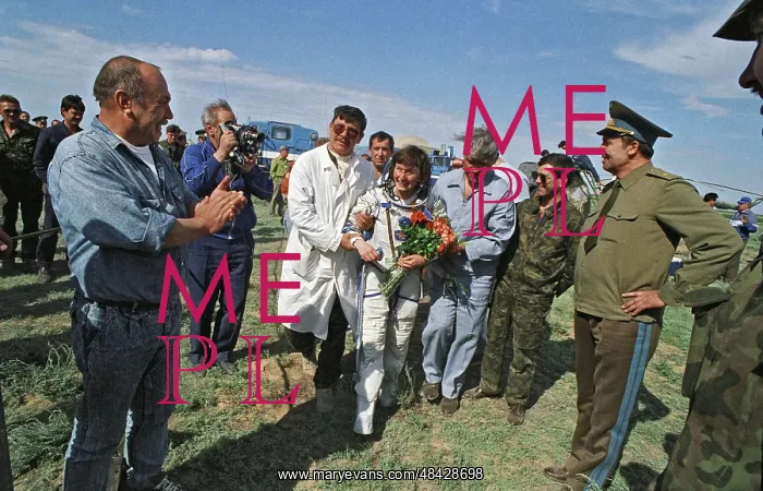 : First Briton in space Helen Sharman landing in : First Briton in space Helen Sharman landing in