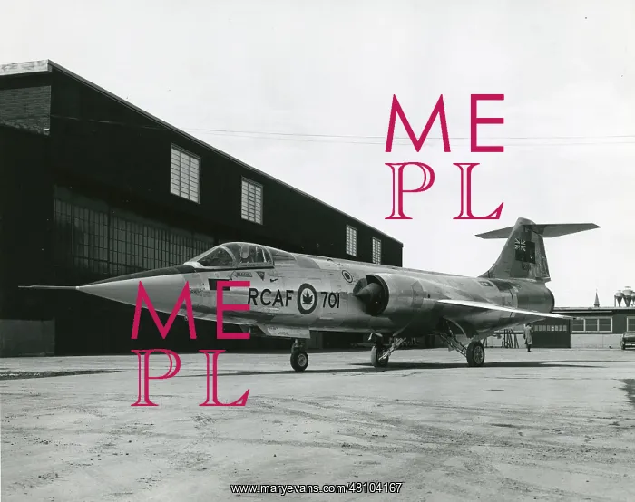 : The first Canadair CF-104 Starfighter, 12701, for the RCAF : The first Canadair CF-104 Starfighter, 12701, for the RCAF
