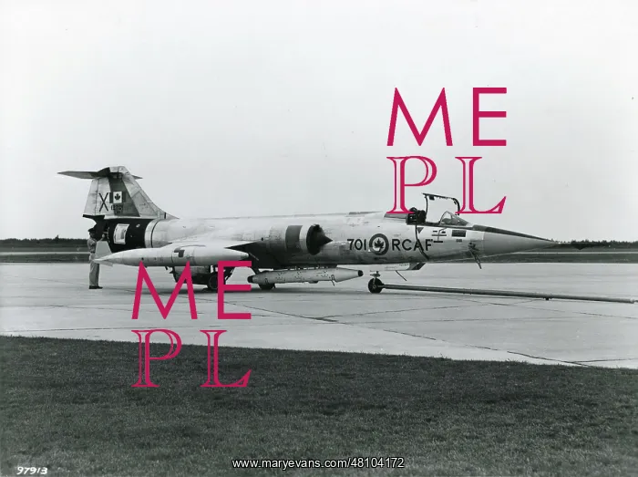 : The first Canadair CF-104 Starfighter, 12701, for the RCAF : The first Canadair CF-104 Starfighter, 12701, for the RCAF
