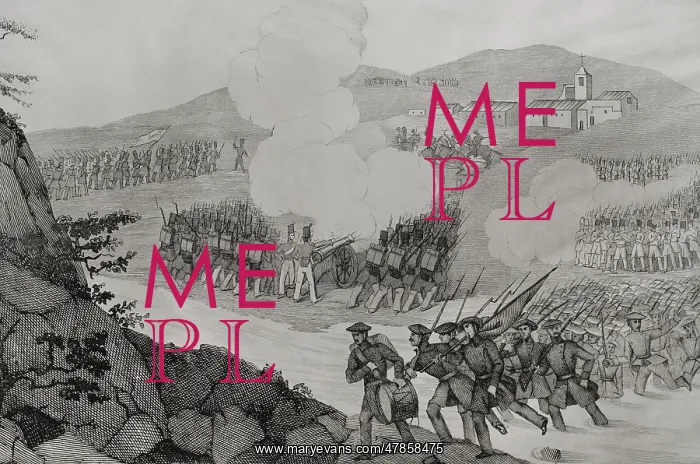 : First Carlist War (1833-1840). Battle of Mendigorria : First Carlist War (1833-1840). Battle of Mendigorria