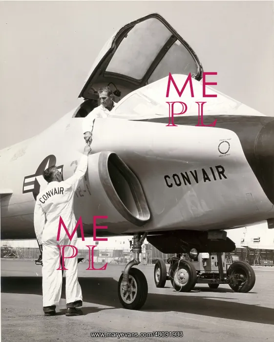 : The first Convair TF-102A Delta Dagger 54-1351 : The first Convair TF-102A Delta Dagger 54-1351