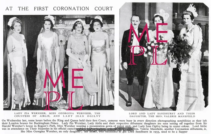 : At the first coronation court : At the first coronation court