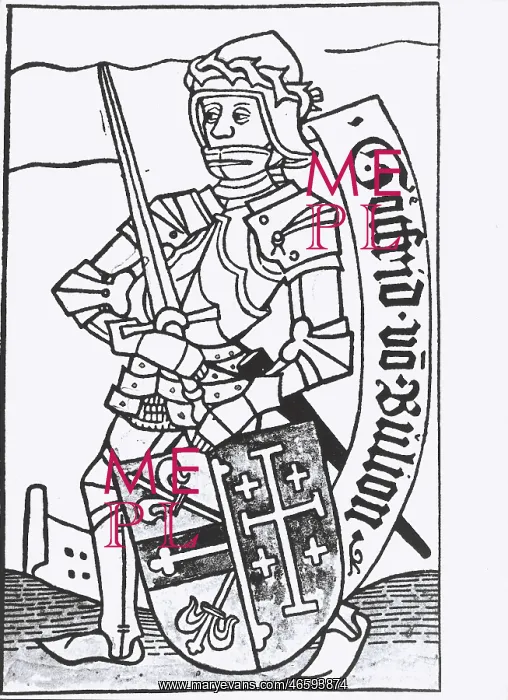 : First Crusade (1096-1099). Godfrey of Bouillon : First Crusade (1096-1099). Godfrey of Bouillon