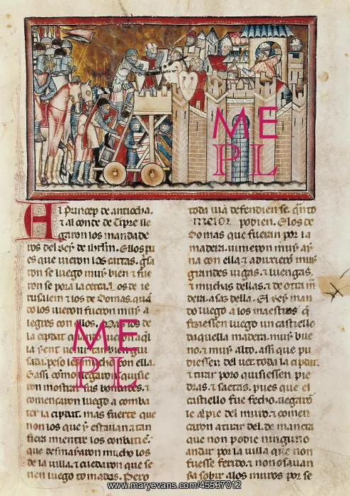 : First Crusade. Assault on a castle : First Crusade. Assault on a castle