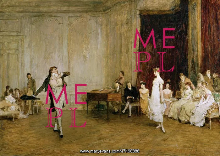 : Her First Dance 1889 : Her First Dance 1889