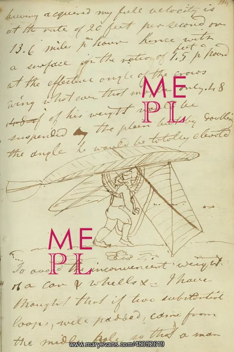 : First design for an ornithopter showing the flappers : First design for an ornithopter showing the flappers
