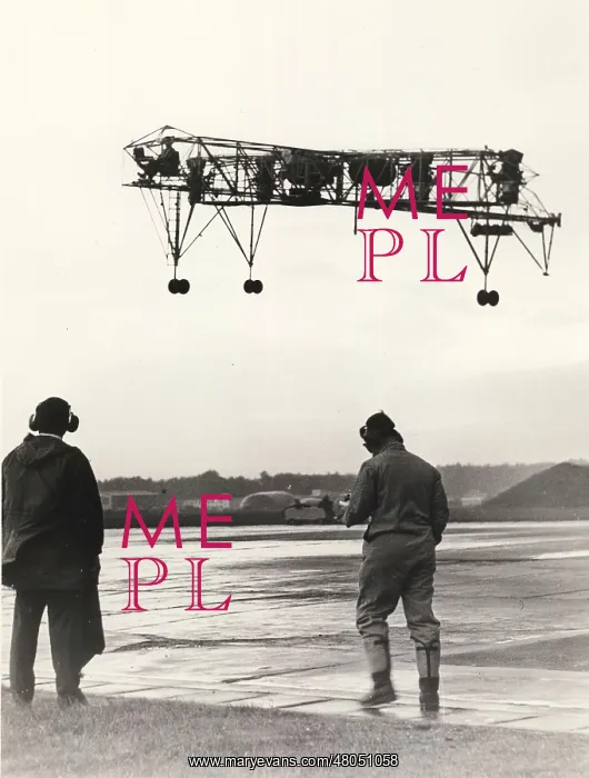 : The first Do31 hovering rig : The first Do31 hovering rig