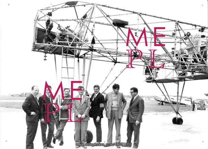 : The first Do31 hovering rig : The first Do31 hovering rig