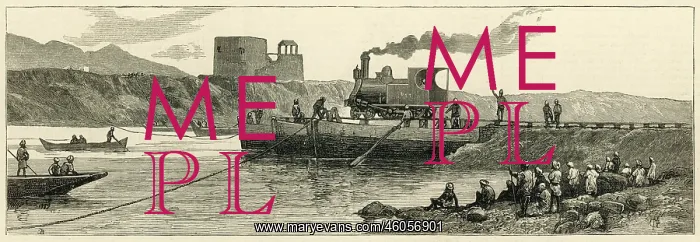 : First engine for the Peshawur Railway, India : First engine for the Peshawur Railway, India