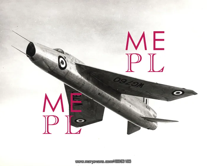 : The first English Electric P1A WG760 in flight : The first English Electric P1A WG760 in flight