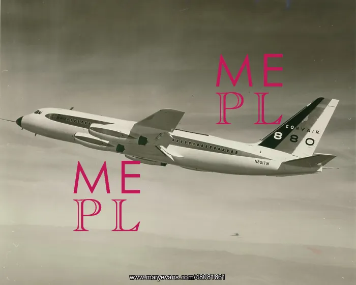 : The first flight of the Convair 880 N801TW from Lindbergh : The first flight of the Convair 880 N801TW from Lindbergh