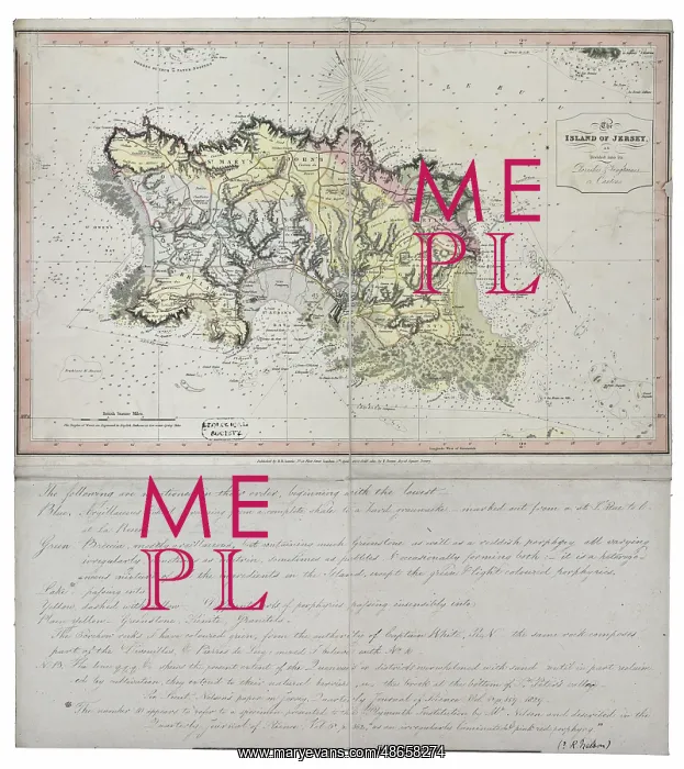  : First geological map of Jersey [c.1828]