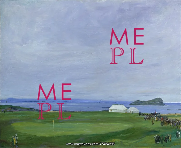 : The First Green, North Berwick, 1920 ' Golf : The First Green, North Berwick, 1920 ' Golf