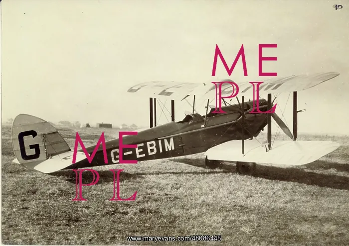 : The first de Havilland DH51 G-EBIM after conversion to DH5 : The first de Havilland DH51 G-EBIM after conversion to DH5