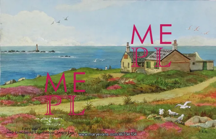 : First and Last House in England, Land's End, Cornwall : First and Last House in England, Land's End, Cornwall