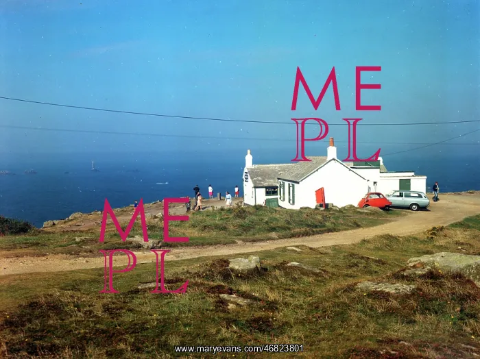 : First and Last House and Longships Lighthouse, Land's End : First and Last House and Longships Lighthouse, Land's End