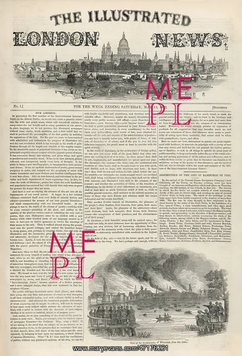 : THE FIRST ILN FRONT PAGE : THE FIRST ILN FRONT PAGE