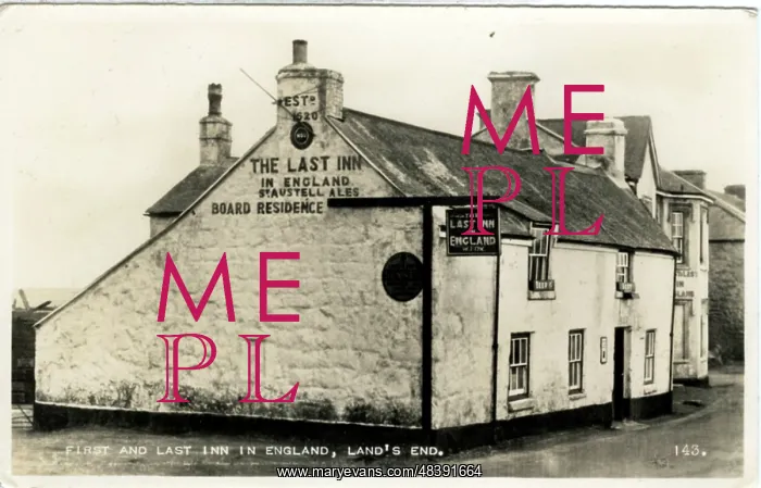: First & Last Inn in England, Land's End, Cornwall : First & Last Inn in England, Land's End, Cornwall