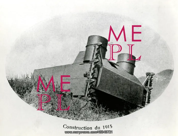 : First Italian tank prototype, the Pavesi model, WW1 : First Italian tank prototype, the Pavesi model, WW1