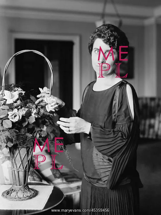 : First Lady Grace Coolidge four days after the death : First Lady Grace Coolidge four days after the death