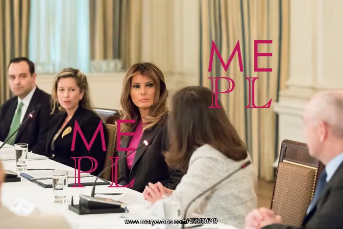 : First Lady Melania Trump participates in a : First Lady Melania Trump participates in a