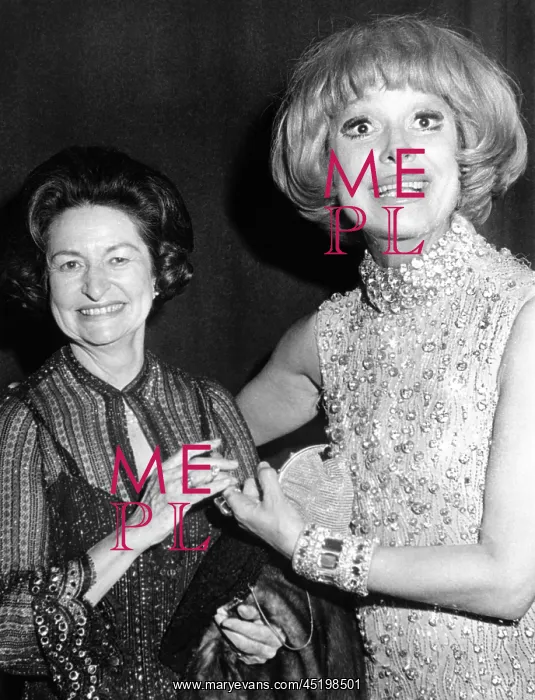 : Former First Lady visits Carol Channing ? : Former First Lady visits Carol Channing ?