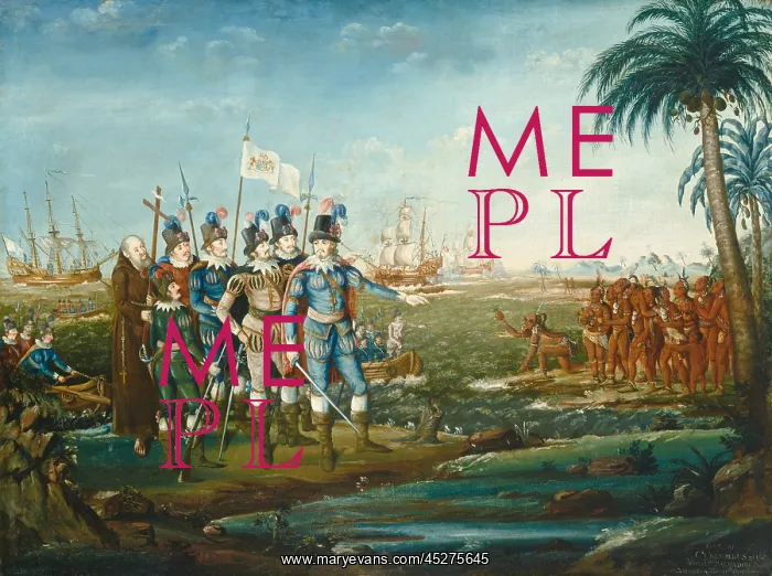 : First Landing of Christopher Columbus : First Landing of Christopher Columbus