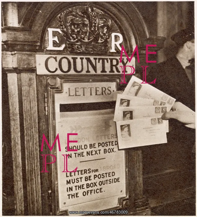 : First letters bearing stamps of new reign : First letters bearing stamps of new reign
