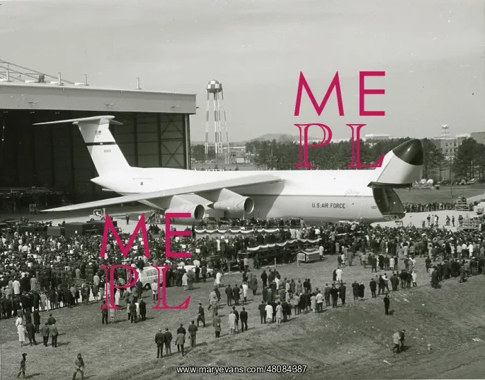 : The first Lockheed C-5A Galaxy, 66-8303, is rolled out a : The first Lockheed C-5A Galaxy, 66-8303, is rolled out a