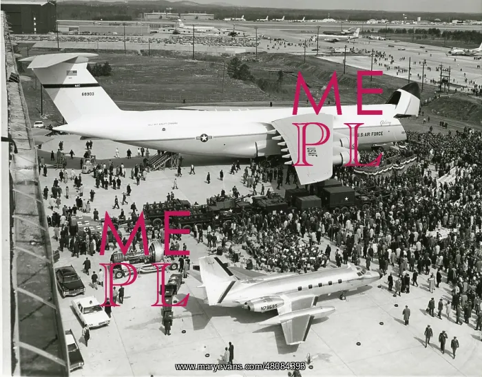 : The first Lockheed C-5A Galaxy, 66-8303, is rolled out a : The first Lockheed C-5A Galaxy, 66-8303, is rolled out a