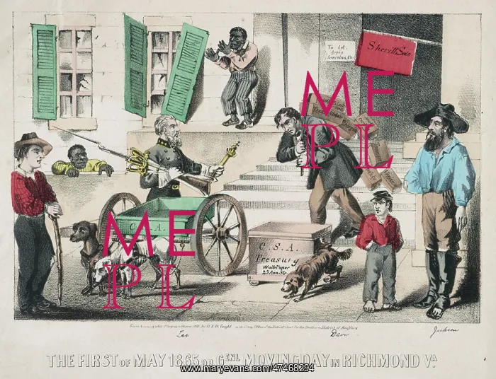 : The first of May 1865 or general moving day in Richmond, Va : The first of May 1865 or general moving day in Richmond, Va