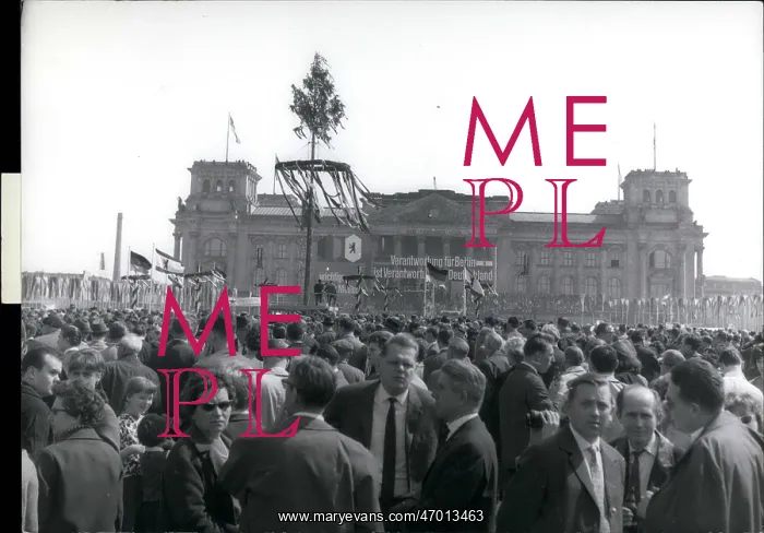 : First of May demonstration in West Berlin, Germany : First of May demonstration in West Berlin, Germany