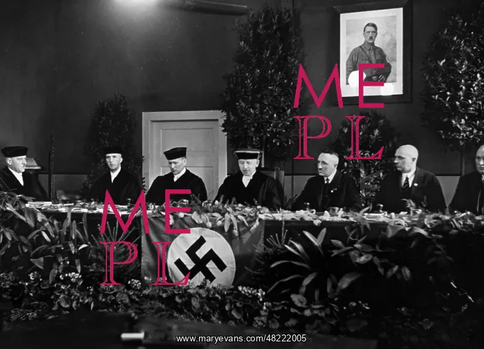 : First meeting of the Erbhofgericht in Celle Castle, 1934 : First meeting of the Erbhofgericht in Celle Castle, 1934