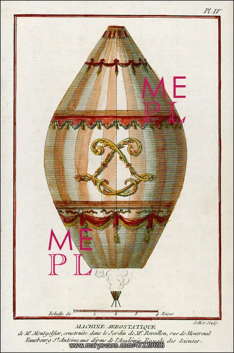 : First Montgolfiere 1783 : First Montgolfiere 1783