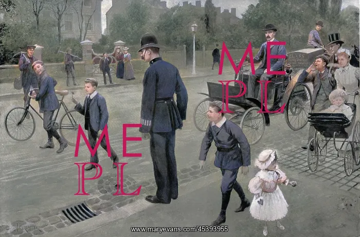 : The First Motor-Car in England, c.1894 : The First Motor-Car in England, c.1894