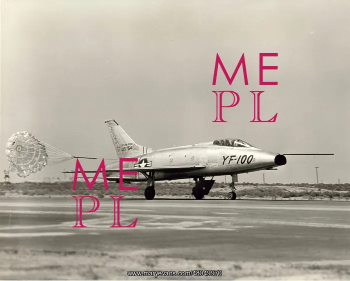 : The first North American YF-100 Super Sabre prototype : The first North American YF-100 Super Sabre prototype