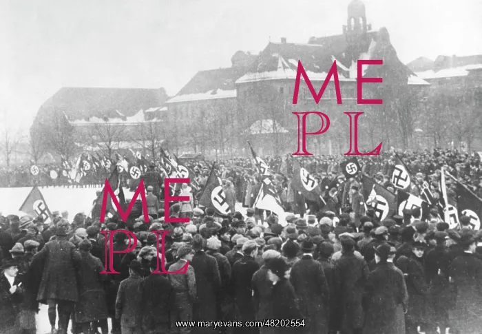 : The first NSDAP party convention in Munich, 1923 : The first NSDAP party convention in Munich, 1923