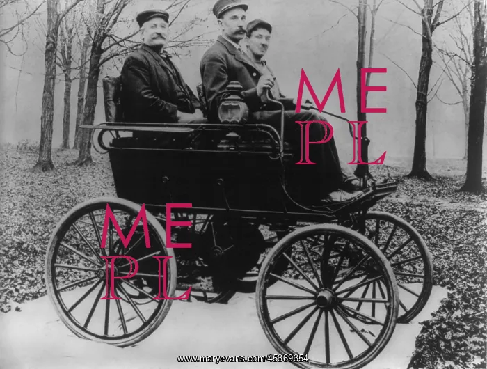 : The first Oldsmobile used control sticks for : The first Oldsmobile used control sticks for