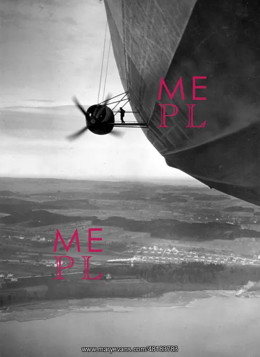 : The first passenger flight of the LZ 129 Hindenburg over t : The first passenger flight of the LZ 129 Hindenburg over t